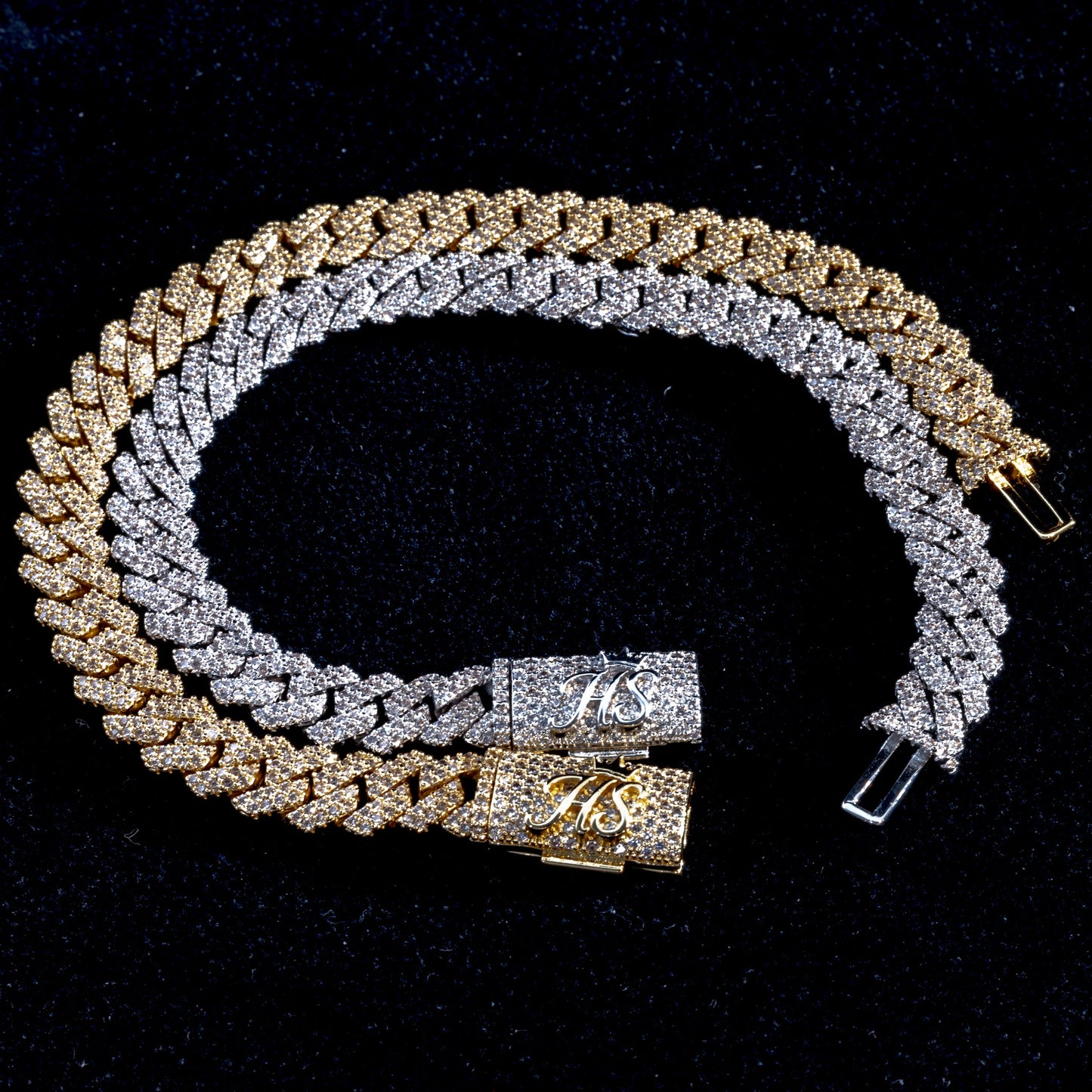 6mm Moissanite Cuban Prong Bracelet
