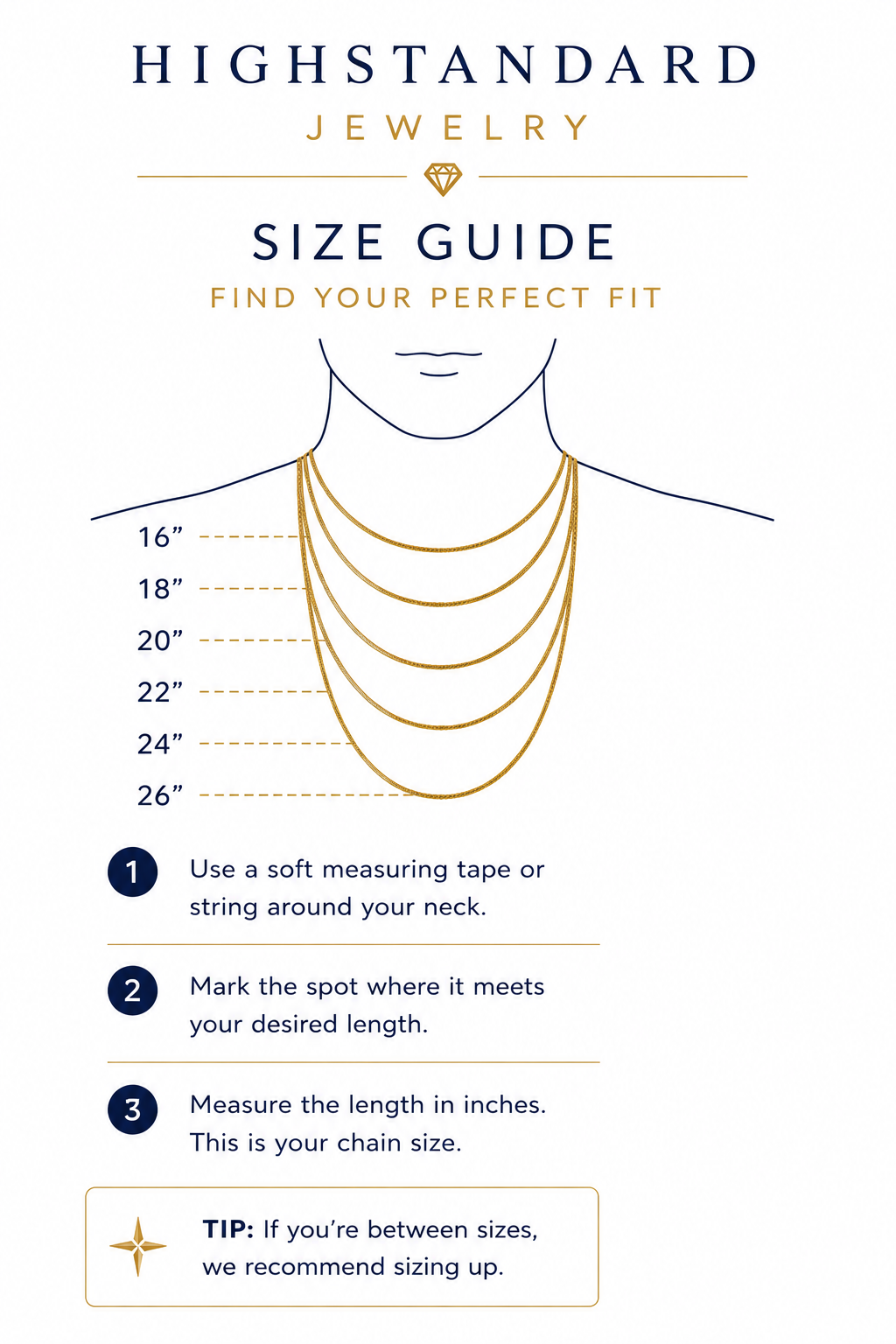 Chain size guide