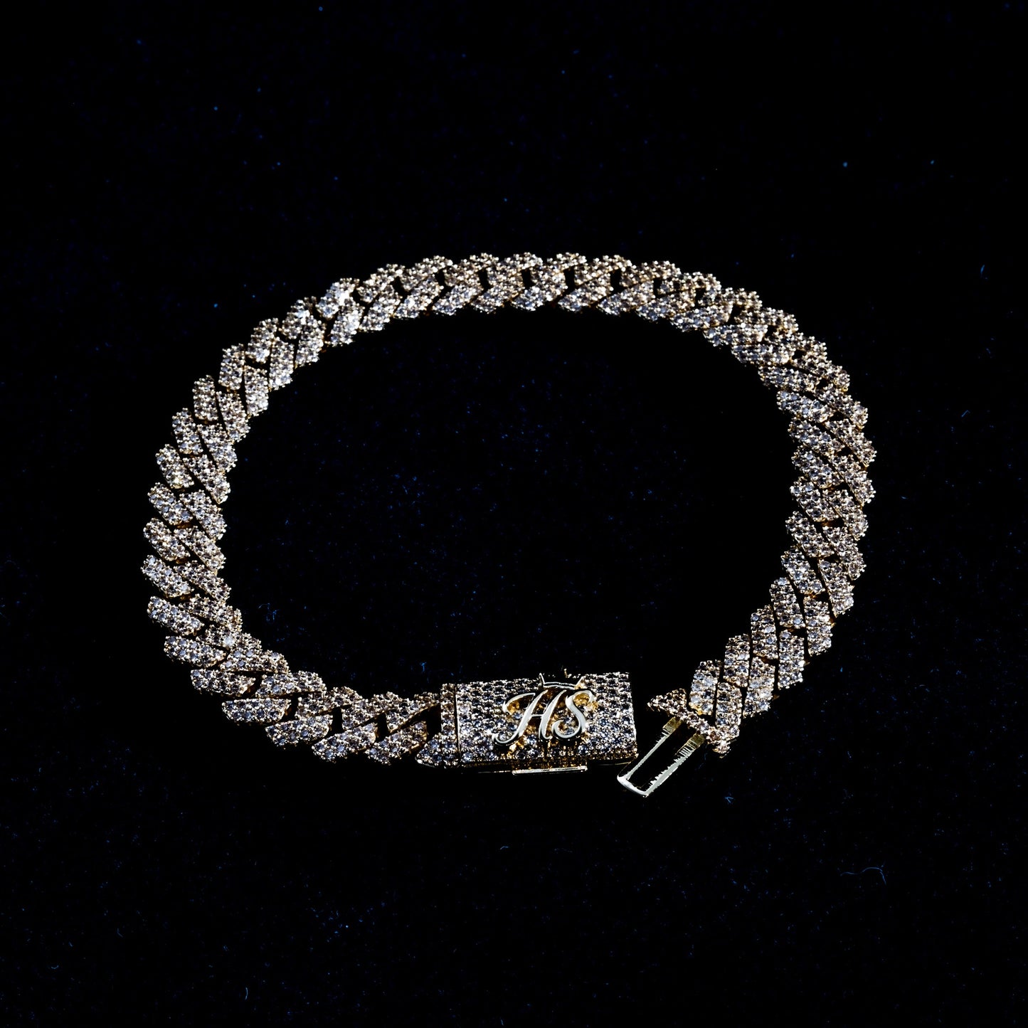8mm Moissanite Cuban Bracelet
