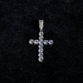 Moissanite Tennis Cross