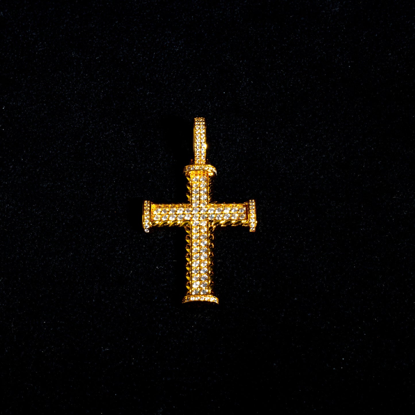Moissanite Cross Pendant